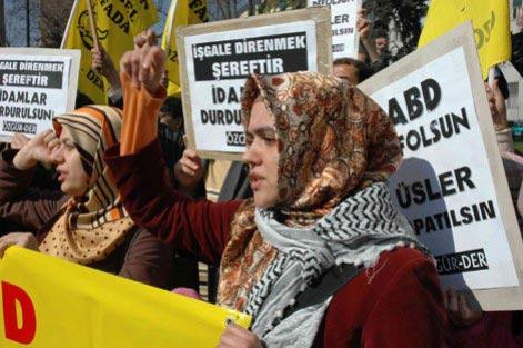 Irak'ta işgale büyük protesto - Resim 21