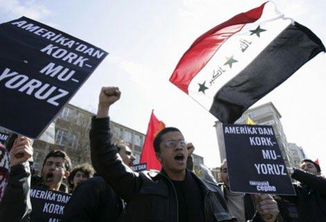 Irak'ta işgale büyük protesto - Resim 15