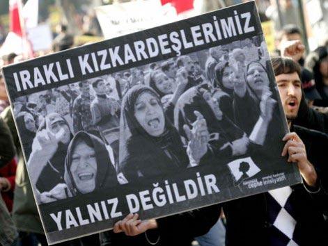 Irak'ta işgale büyük protesto - Resim 16