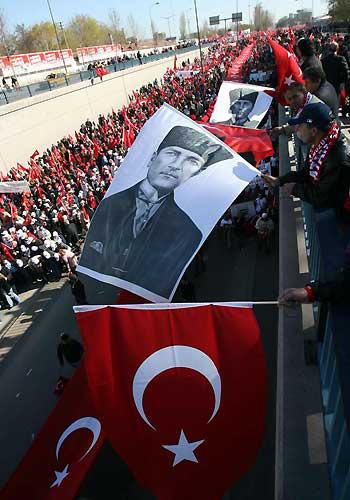 Cumhuriyet Mitinginden çarpıcı kareler - Resim 14