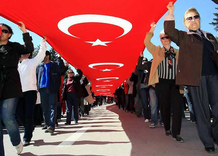 Cumhuriyet Mitinginden çarpıcı kareler - Resim 13
