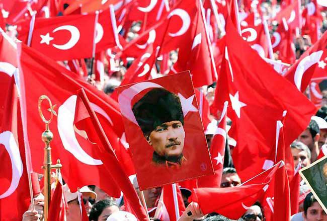 Cumhuriyet Mitinginden çarpıcı kareler - Resim 7