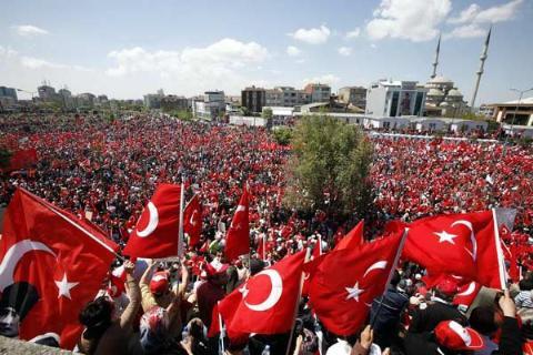 Çağlayan Mitingi'nden çarpıcı kareler - Resim 8