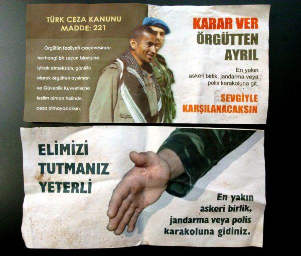 Mehmetçik, sınırda TESLİM OL bildirisi dağıtıyor - Resim 3