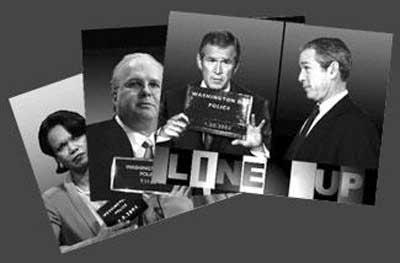 Bush 'karakola düştü'