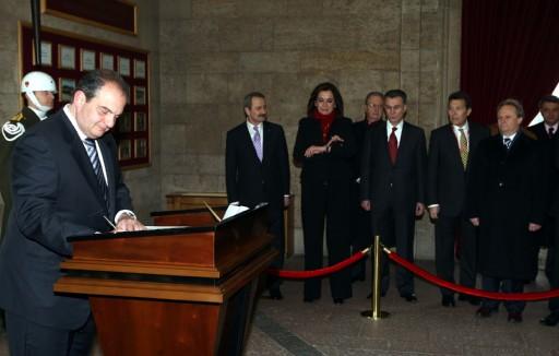 Karamanlis Anıtkabir'de - Resim 17