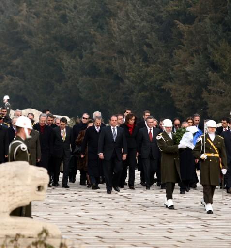 Karamanlis Anıtkabir'de - Resim 16