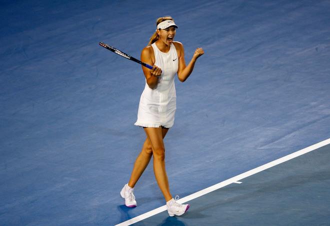 Melbourne'ün kraliçesi Sharapova - Resim 5