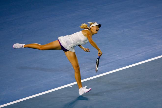 Melbourne'ün kraliçesi Sharapova - Resim 8