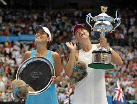 Melbourne'ün kraliçesi Sharapova - Resim 7