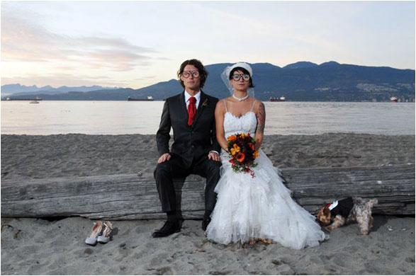 En ilginç evlilik fotoğrafları