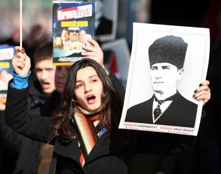 Ankara'da Türban eylemi - Resim 11