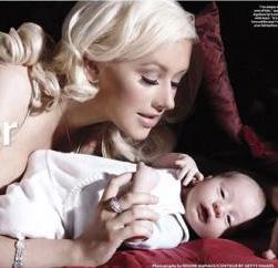 Christina Aguilera ve oğlu Max - Resim 1