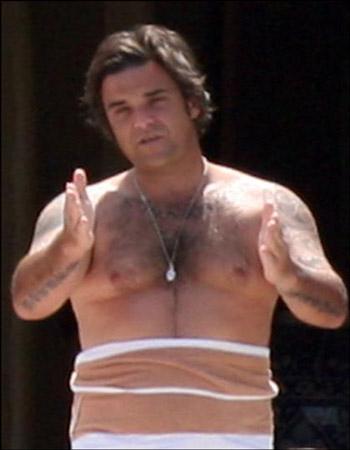 Robbie Williams fena sobelendi - Resim 6