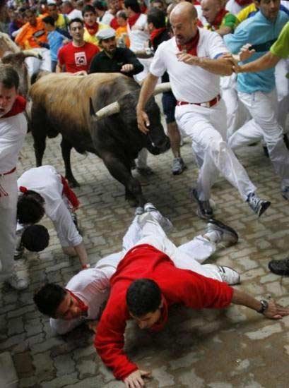 Boğa festivali ÇILGINLIĞI - Resim 4