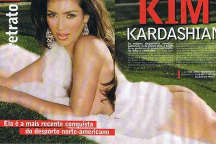 Kim Kardashian Latin basınına soyundu - Resim 1