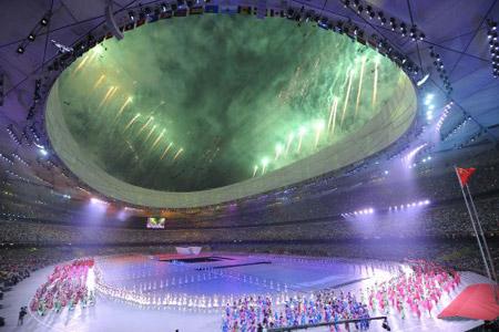 Pekin Olimpiyatları görkemli bir törenle açıldı - Resim 16