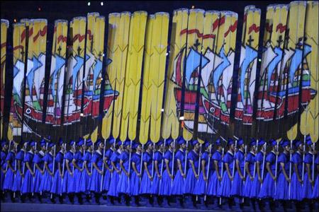 Pekin Olimpiyatları görkemli bir törenle açıldı - Resim 21