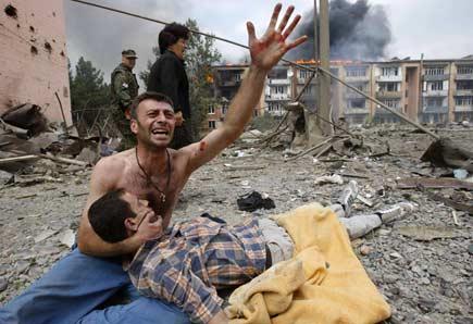 Savaşın vahşi yüzünden kareler