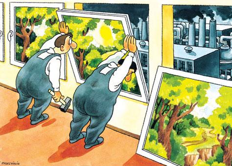 Ödüllü çevre karikatürleri - Resim 10