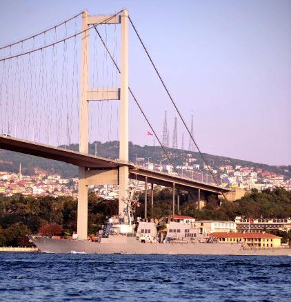 Boğazlardan ABD gemileri  geçti - Resim 4