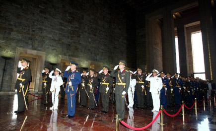 Anıtkabir'de 30 Ağustos töreni - Resim 26