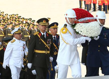 Anıtkabir'de 30 Ağustos töreni - Resim 12