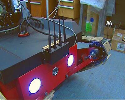 Yerli yangın söndürme robotu