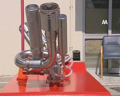 Yerli yangın söndürme robotu