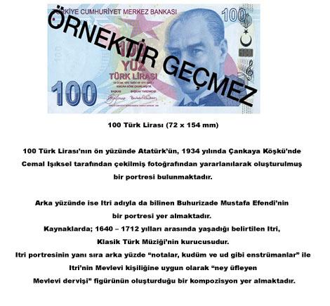 İşte yeni banknotlar