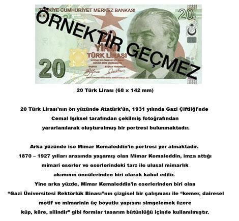 İşte yeni banknotlar