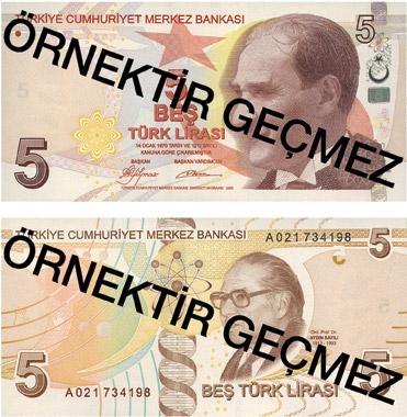 İşte yeni banknotlar
