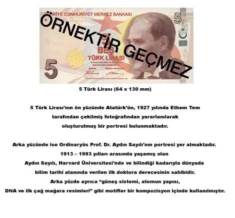 İşte yeni banknotlar