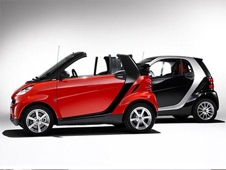 Elektrikli Smart sokaklarda