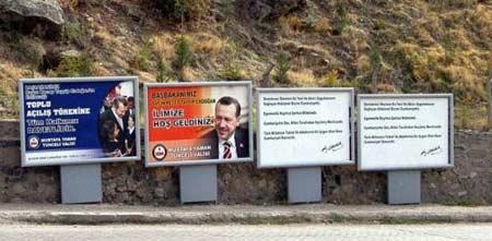AKP pankartları indirildi - Resim 7