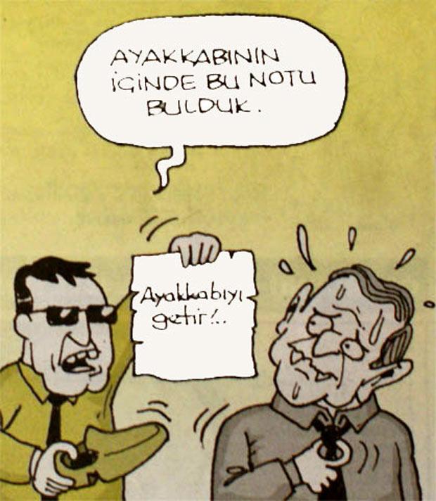 Karikatürlerde ayakkabı eylemi - Resim 10