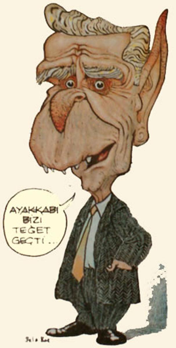 Karikatürlerde ayakkabı eylemi - Resim 1