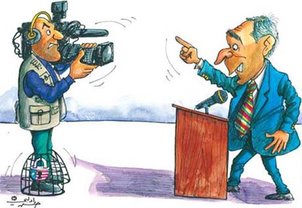 En yaratıcı Bush'a veda karikatürleri