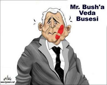 Karikatürlerle Bush'un PABUCU - Resim 17