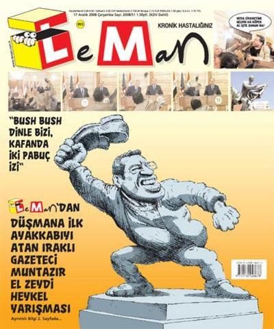 Karikatürlerle Bush'un PABUCU - Resim 31