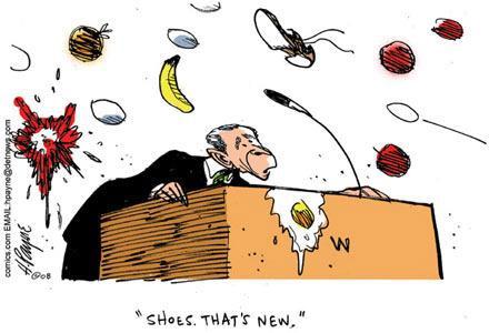 Karikatürlerle Bush'un PABUCU - Resim 21