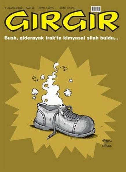 Karikatürlerle Bush'un PABUCU - Resim 16