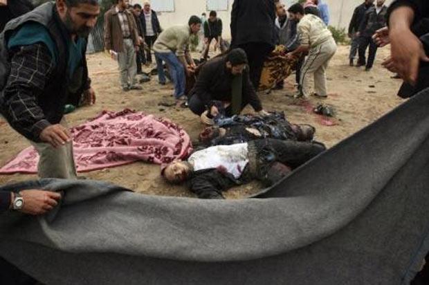 İsrail Filistin'i bombaladı