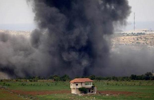 İsrail Filistin'i bombaladı