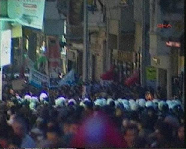 Taksim'de İsrail protestosu