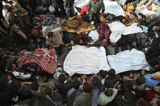 İsrail Filistin'i bombaladı