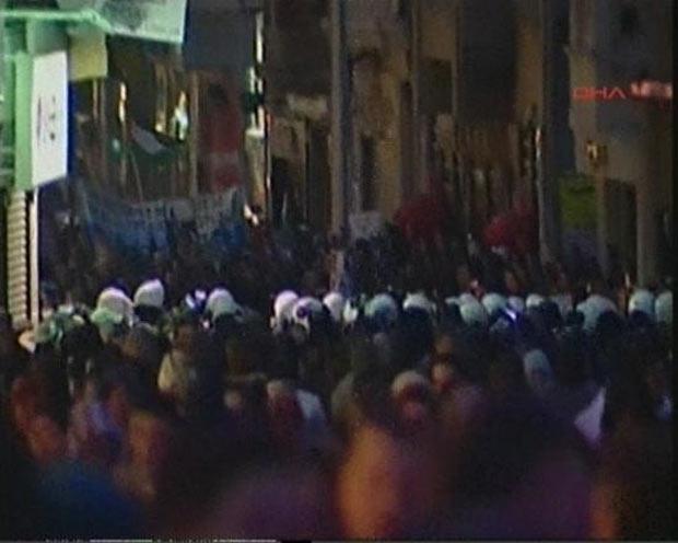 Taksim'de İsrail protestosu
