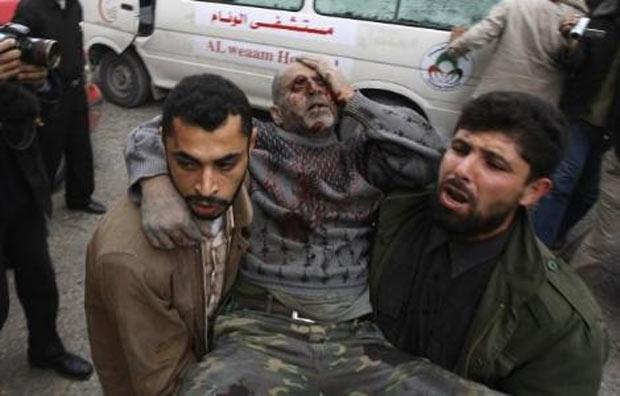 İsrail Filistin'i bombaladı