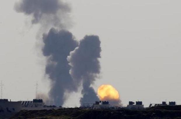 İsrail Filistin'i bombaladı