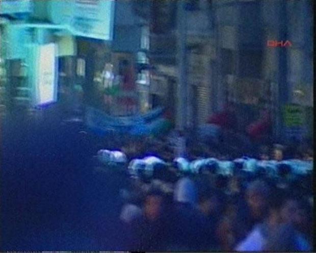 Taksim'de İsrail protestosu